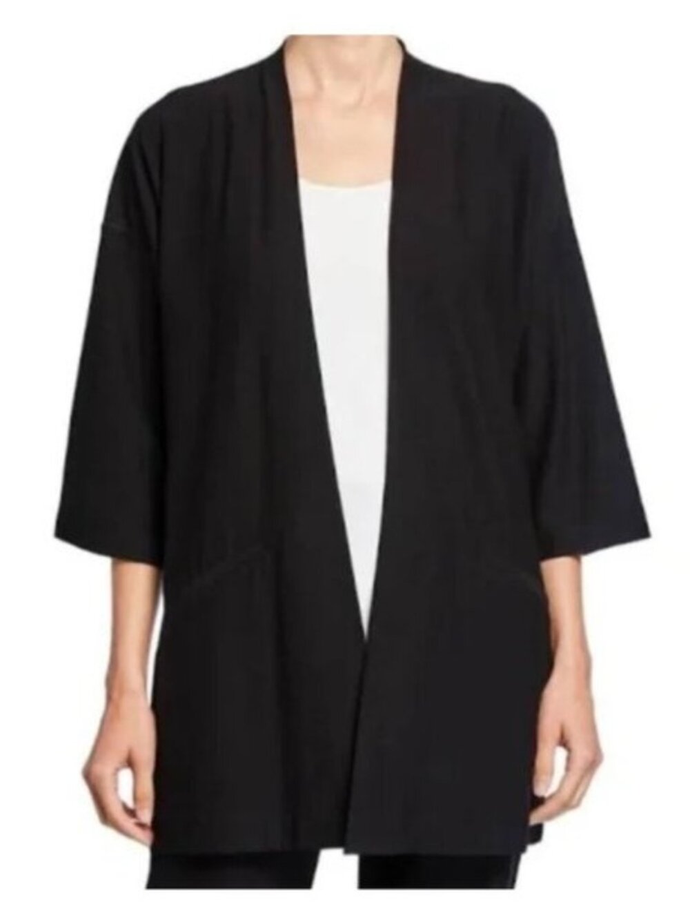 Eileen Fisher Open Front Kimono Cardigan – Size M
